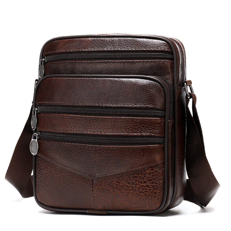 Δερμάτινο τσαντάκι ώμου Cardinal 901 καφέ