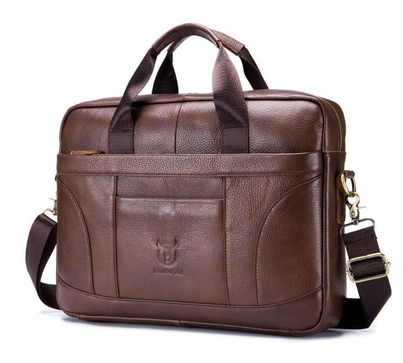 Δερμάτινος χαρτοφύλακας Bull Captain GWB-048 καφέ