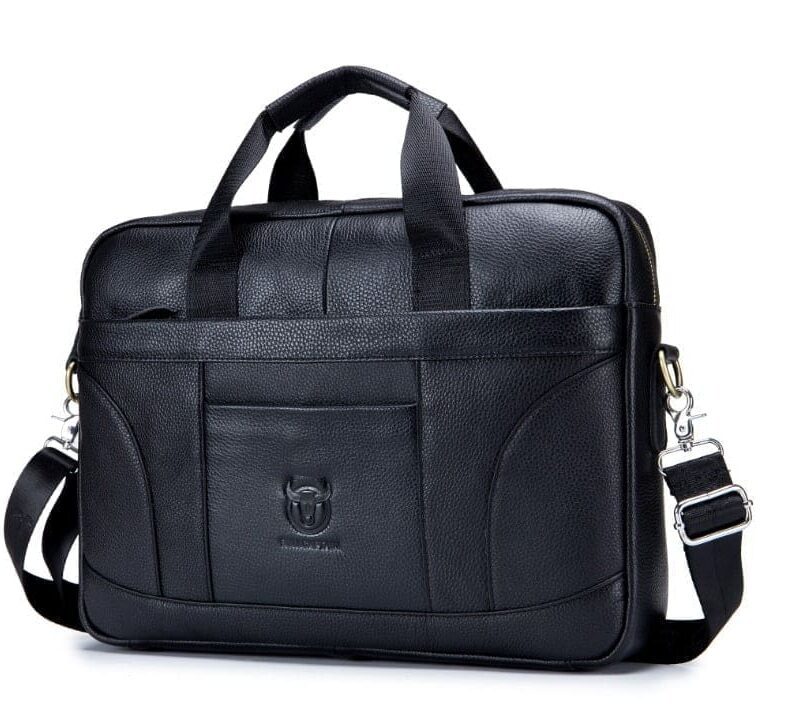 Δερμάτινος χαρτοφύλακας Bull Captain GWB-048 μαύρο