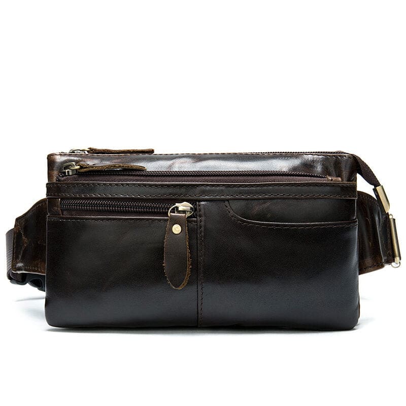 Δερμάτινο τσαντάκι μέσης Cardinal 8943 oil coffee