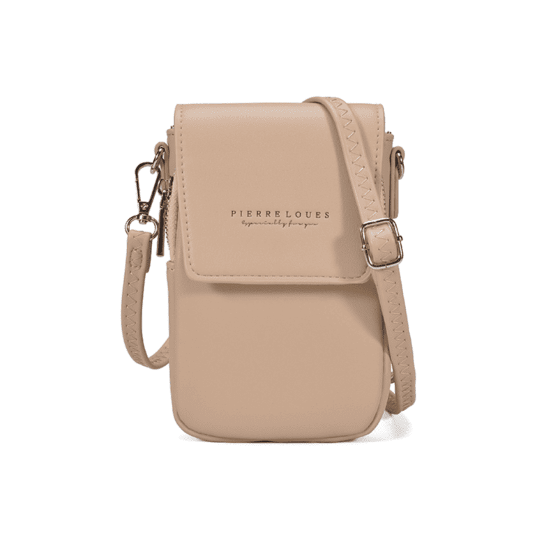 Γυναικεία Τσάντα Χιαστί Pierre Loues 614-44 μπέζ