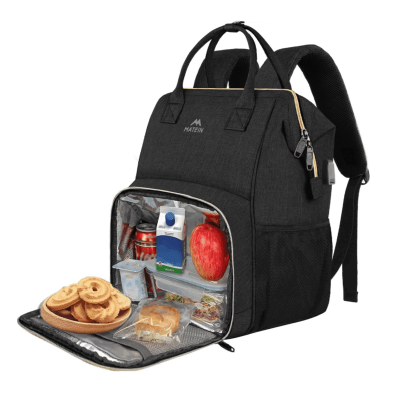 Γυναικείο Επαγγελματικό Σακίδιο πλάτης γεύματος Ισοθερμικό 18L 15,6” Matein 1368 μαύρο