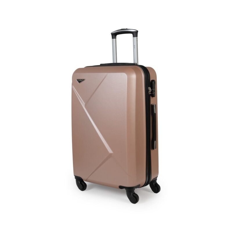 Βαλίτσα ταξιδιού Cardinal μεσαία 2011/60cm Ροζ χρυσό