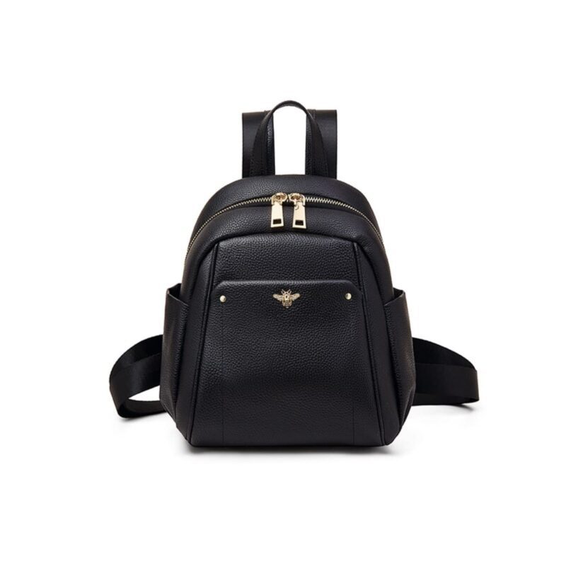 Δερμάτινo Γυναικείo Σακίδιο Πλάτης Laorentou 900412L μαύρο