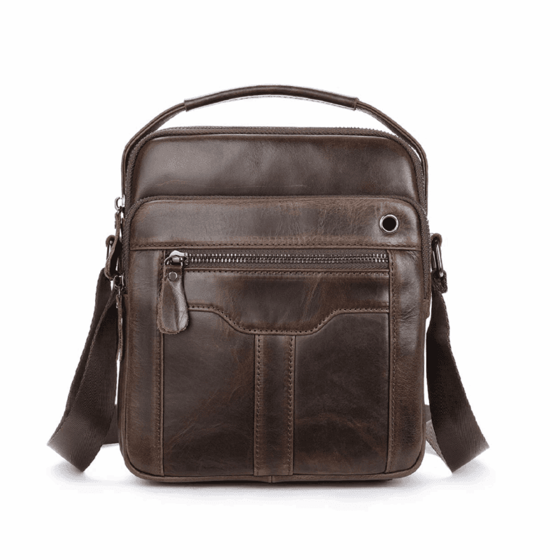 Δερμάτινο τσαντάκι ώμου Cardinal 7013 coffee