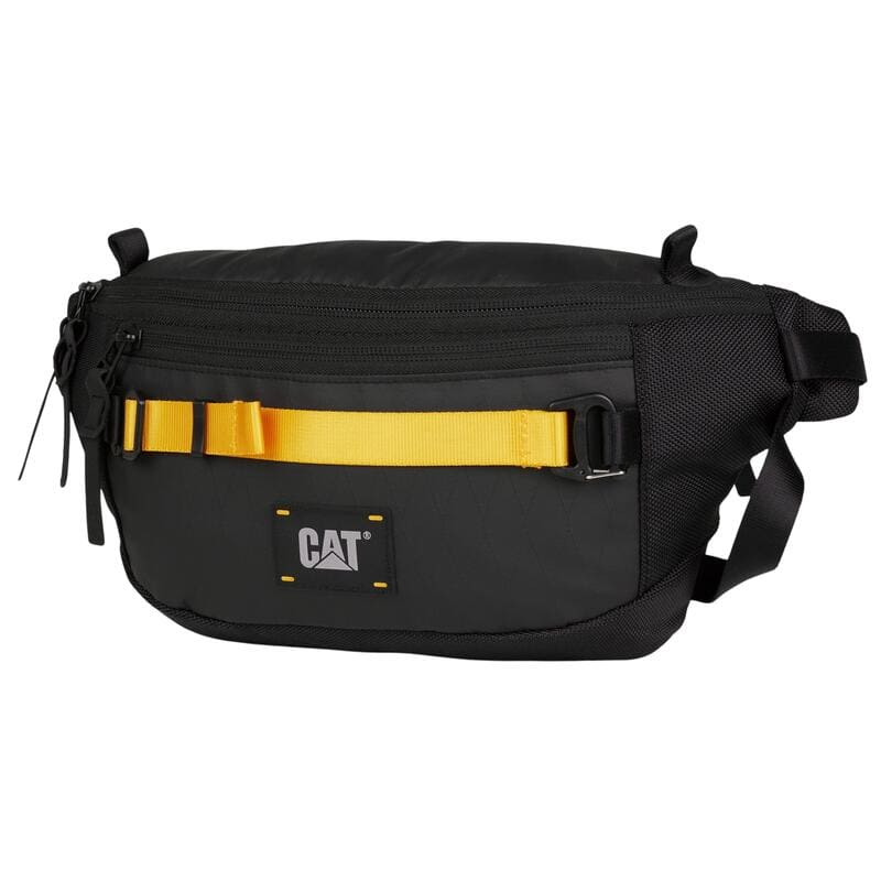 Utility X Waist Bag σε μαύρο χρώμα με ενισχυμένο ύφασμα diamond ripstop