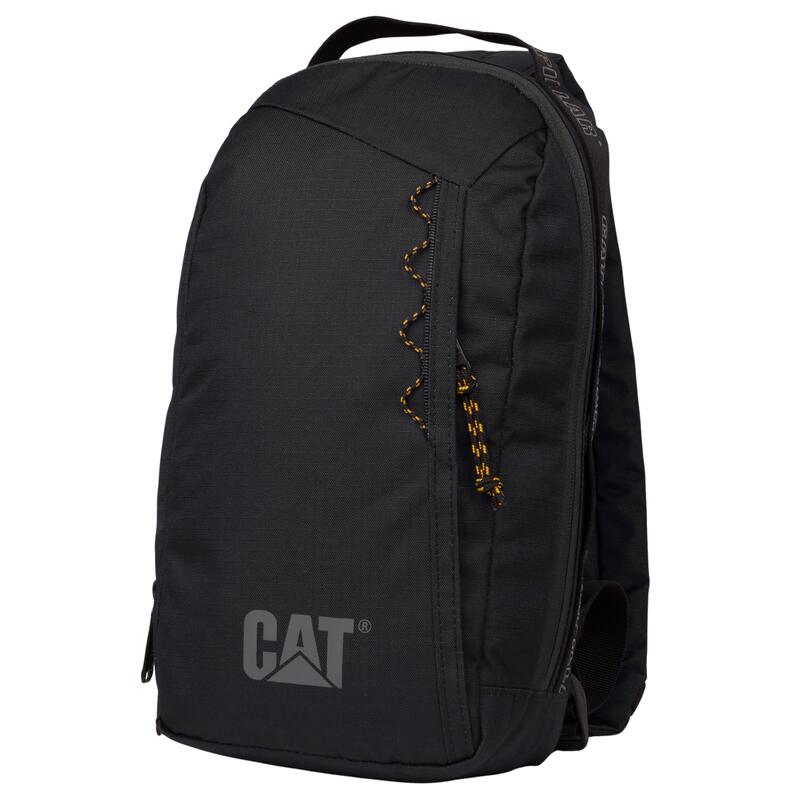 Μαύρο Explorer Sling Bag με κάθετη μπροστινή τσέπη και ιμάντα για κλειδιά