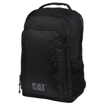 "Explorer Advanced Backpack – μαύρο σακίδιο πλάτης με ανακλαστικό λογότυπο, μπροστινή τσέπη με οργανωτή και δίχτυνες πλαϊνές θήκες, ιδανικό για καθημερινή χρήση και αστικές περιπέτειες"