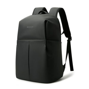 Σακίδιο πλάτης για laptop BANGE BG-3078 μαύρο – αδιάβροχο backpack με θήκη 15.6”, Airflow πλάτη και minimal σχεδίαση.