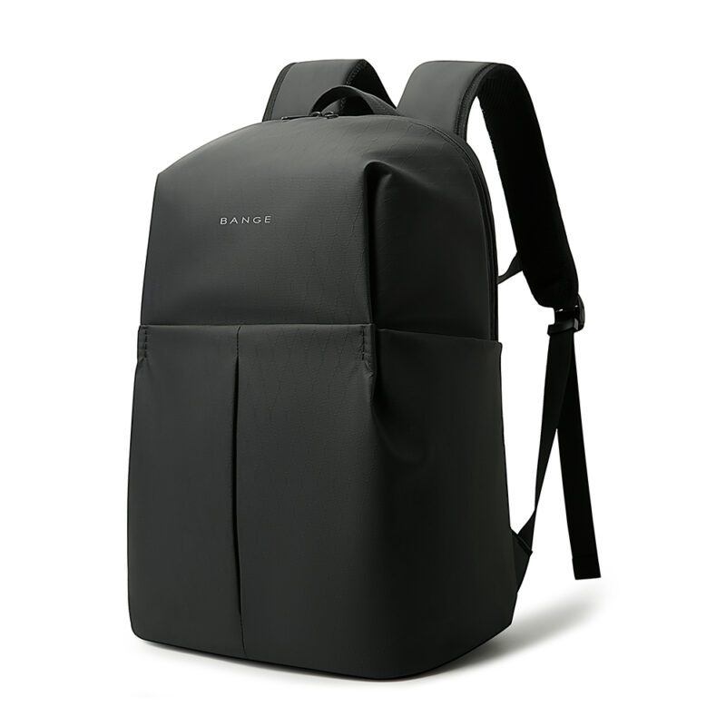 Σακίδιο πλάτης για laptop BANGE BG-3078 μαύρο – αδιάβροχο backpack με θήκη 15.6”, Airflow πλάτη και minimal σχεδίαση.