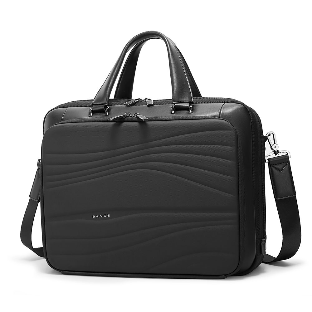 Χαρτοφύλακας Laptop 15.6' Bange 8029 μαύρο Μαύρος χαρτοφύλακας laptop BANGE BG-8029 με κομψό επαγγελματικό σχεδιασμό