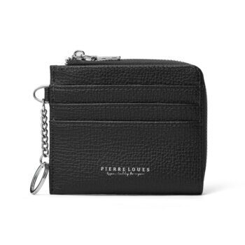 Γυναικείο πορτοφόλι Pierre Loues 19-76 σε μαύρο χρώμα με θήκες για κάρτες