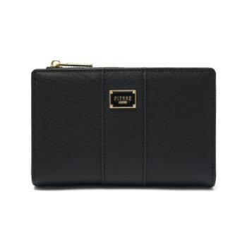 Γυναικείο πορτοφόλι saffiano Pierre Loues PL828-72 σε μαύρο χρώμα