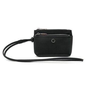 Μικρό πορτοφόλι Pierre Loues 19-76 σε μαύρο χρώμα με θήκες για κάρτες