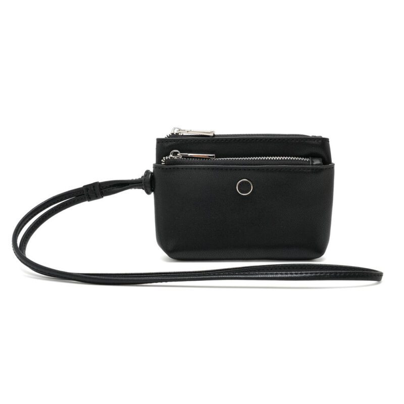 Μικρό πορτοφόλι Pierre Loues 19-76 σε μαύρο χρώμα με θήκες για κάρτες